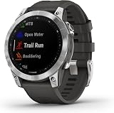 Garmin fenix 7 Multisport GPS Watch Silver Graphite Band Renewed 1.3in view 7