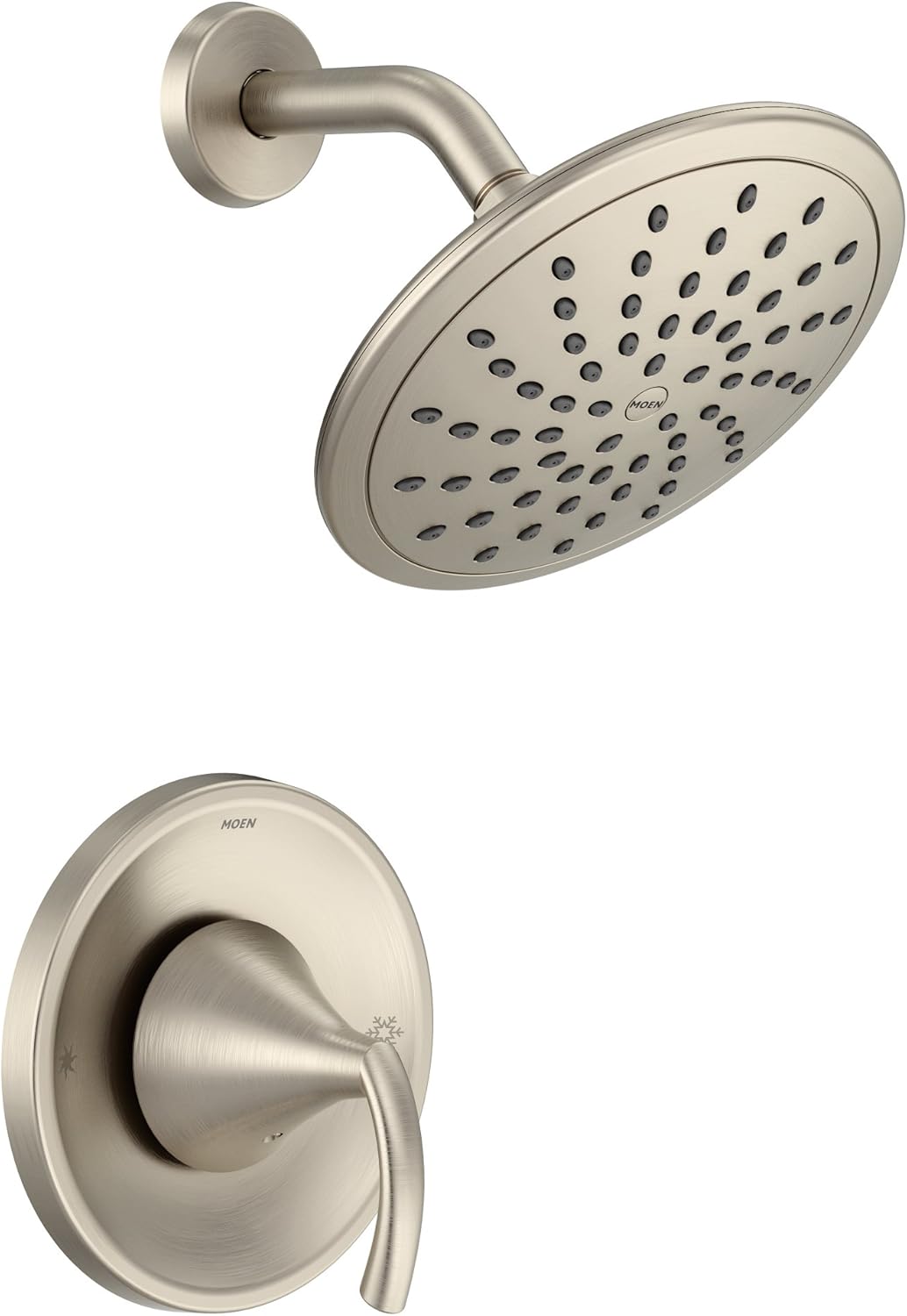 Moen T2842epbn Glyde Shower Only System With Rainshower Showerhead Without Valve Brushed Nickel Amazon Com Moen T2842epbn Glyde Shower Only System With Rainshower Showerhead Without Valve Brushed Nickel Amazon Com