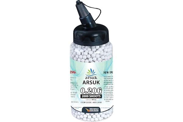 ARSUK seamless 6mm airsoft BBs precision plastic pellets