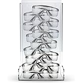 AHS Acrylic Glove Dispenser – Heavy-Duty Clear Holder for Gloves, Masks, Glasses, Shoe Covers, Hair Nets, Trash Bags & More |