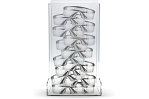 AMERICAN HOSPITAL SUPPLY AHS Acrylic Glove Dispenser – Heavy-Duty Clear Holder for Gloves, Masks, Glasses, Shoe Covers, Hair Nets, Trash Bags & More | Freestanding Mount | 8.5"L x 7.2"W x 15.4"H | Pack of 1