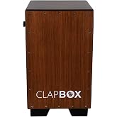 Clapbox Cajon Drum Box -Adjustable 3 Snare System -Made in India (Sunburst)