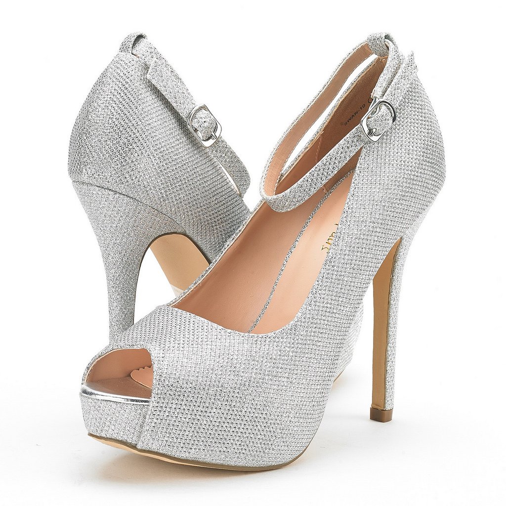 DREAM PAIRS Women's Swan-10 High Heel Plaform Dress Pump Shoes - Image 3