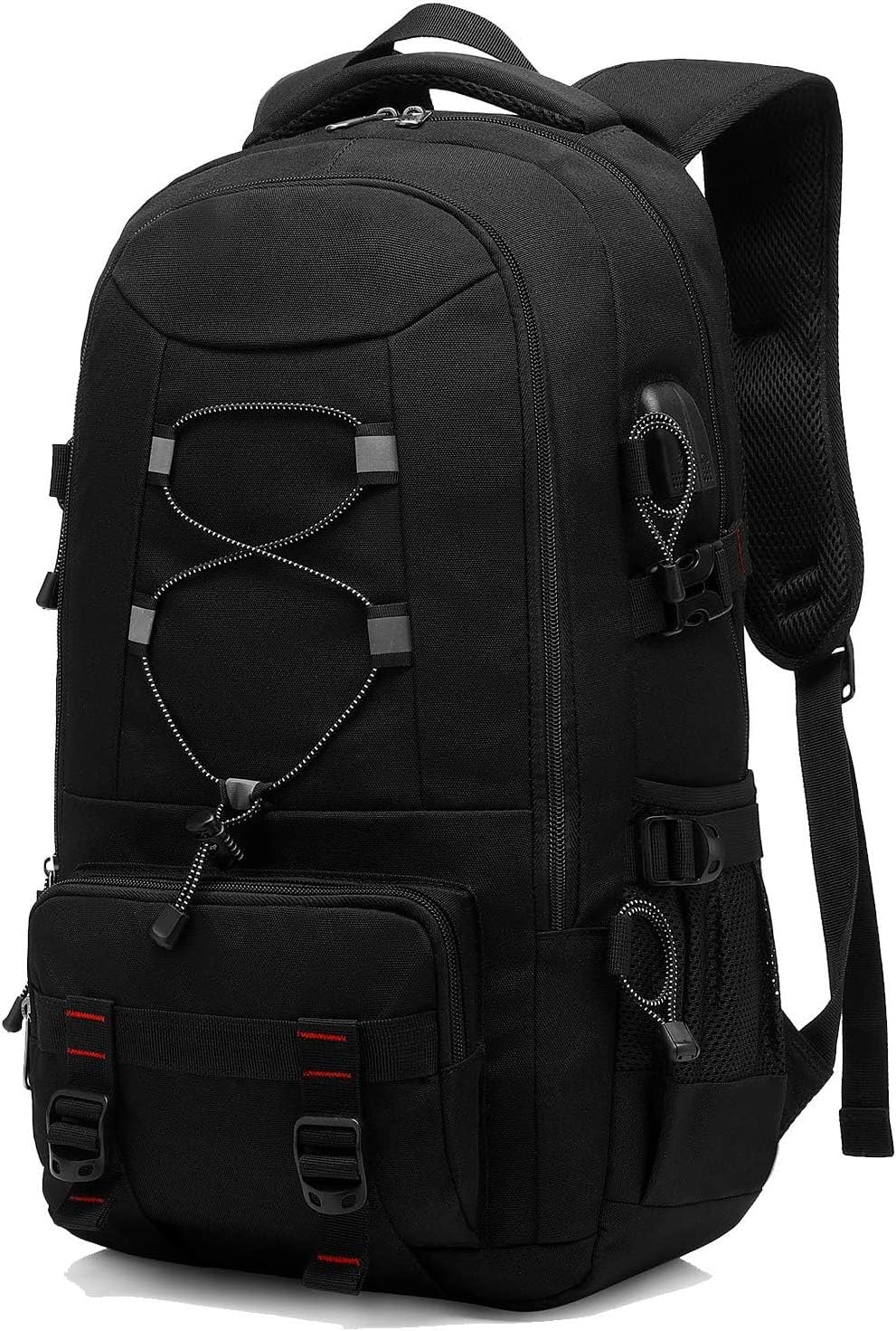 Besttravel 45L Travel Backpack Waterproof Laptop 17.3 Inch Rucksack Black