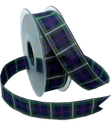 Strachan Modern 100% Pure New Wool Tartan/plaid Self Fringed Ribbon - UK