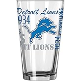 Logo Brands Detroit Lions 16oz. Team Spirit Pint Glass