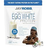 JAYROBB Vanilla Egg White Protein 24 oz, 1.5 Pound Bag