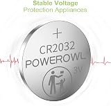 POWEROWL CR2032 3V Lithium Batteries 20 Pack - High Capacity 2032 DL2032 view 8