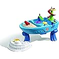 Step2 Fiesta Cruise Sand & Water Table, Kids Activity Sensory Playset, Summer Outdoor Toys, 10 Piece Water Toy Accessories, for Toddlers 2+ Years Old