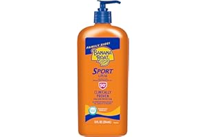 Banana Boat Sport Ultra SPF 50 Sunscreen Lotion, 12oz | Banana Boat Sunscreen SPF 50 Lotion, Oxybenzone Free Sunscreen, Sunbl