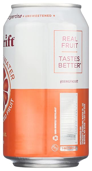 SPINDRIFT BLOOD ORANGE TANGERINE SPARKLING WATER SINGLE, 12 FZ