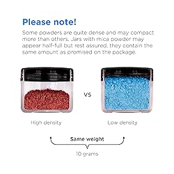Rolio Mica Powder, 10g, 12 Jars - Pearlescent Color