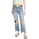 Chewed Up Mid-Rise Straight Jeans 