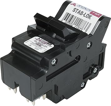 American Federal Pacific Circuit Breaker 2 Pole 100 Amp Thick Series Thermal Magnetic Circuit Breakers Amazon Com