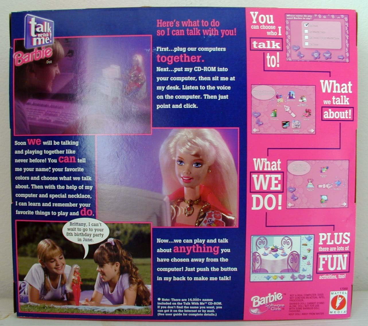 talk with me barbie 1997