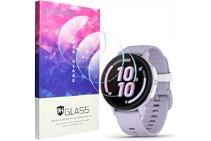 Compatible with Garmin Bounce 2 Screen Protector, Lamshaw 9H Tempered Glass Screen Protector Film Compatible with Garmin Boun