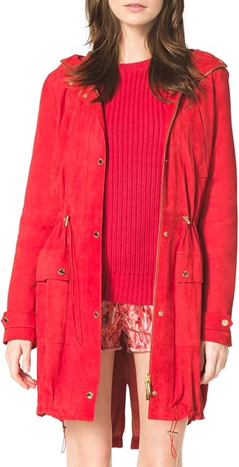 michael kors suede coat