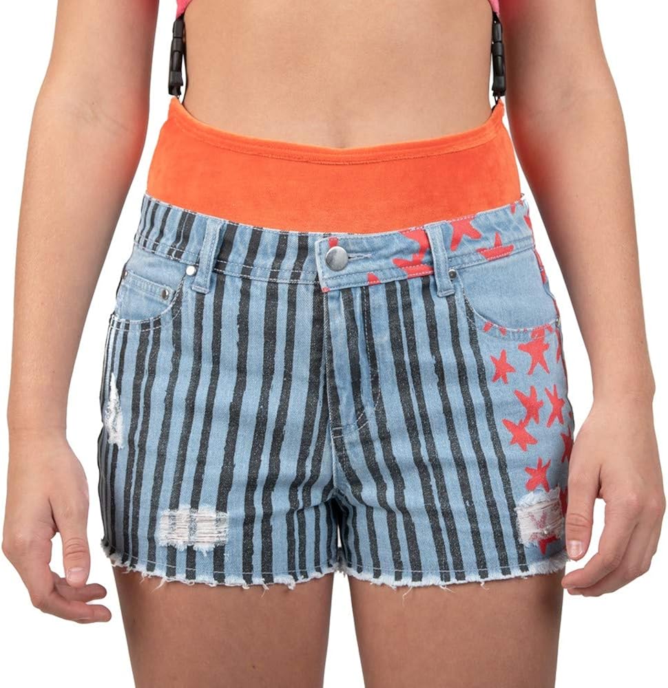 Juniors Birds Of Prey Harley Quinn Cosplay Shorts At Amazon Women S Clothing Store