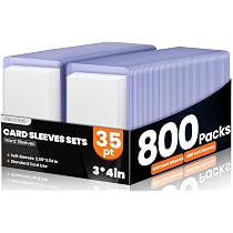 500 card sleeves Counts Black Matte for Trading Card, Matte Deck Card Protectors Card Holders Fit for MTG, Baseball Card, Sports Cards, Game Card Standard Cards : Toys & Games measuring 2 JAM Paper Credit Card Sleeves,