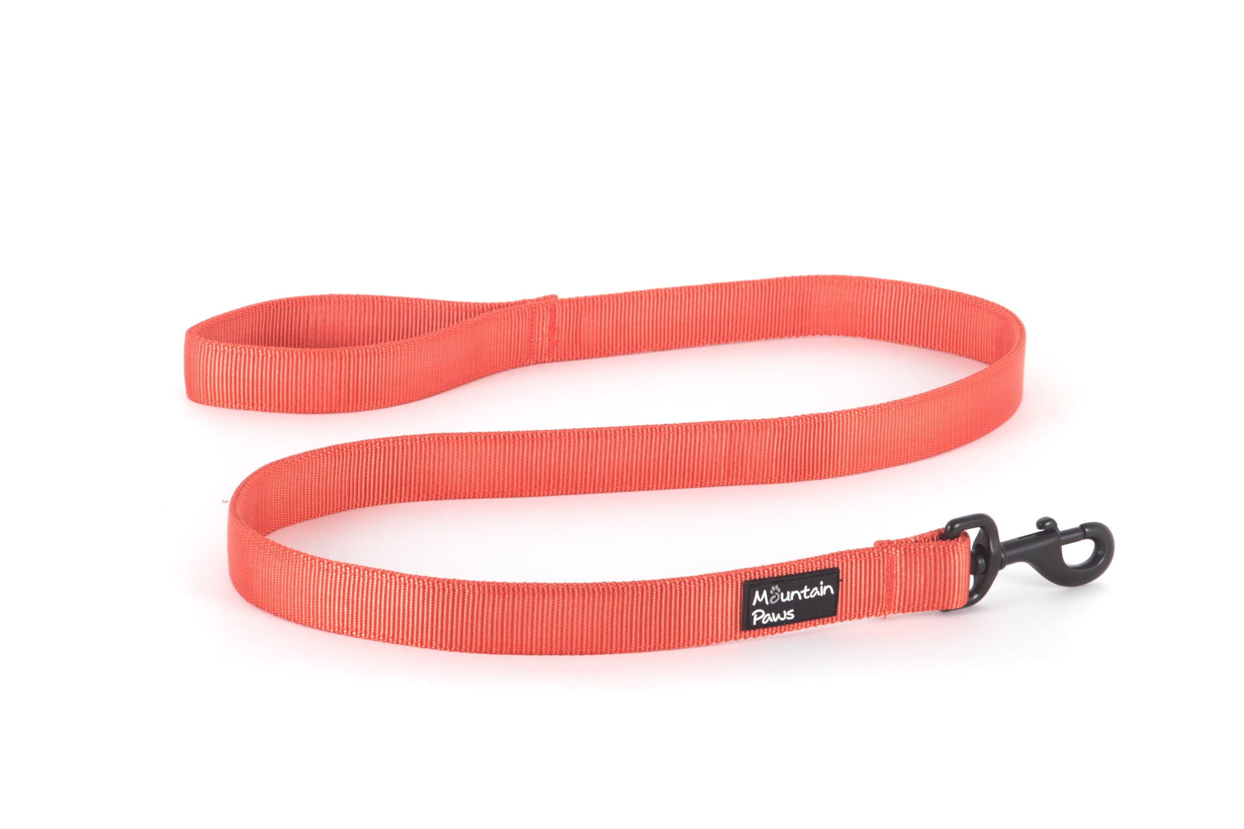 Mountain Paws Extra Tough Dog Lead | Double Layer Fabric With Soft Grip Handle, 1.15 Metres