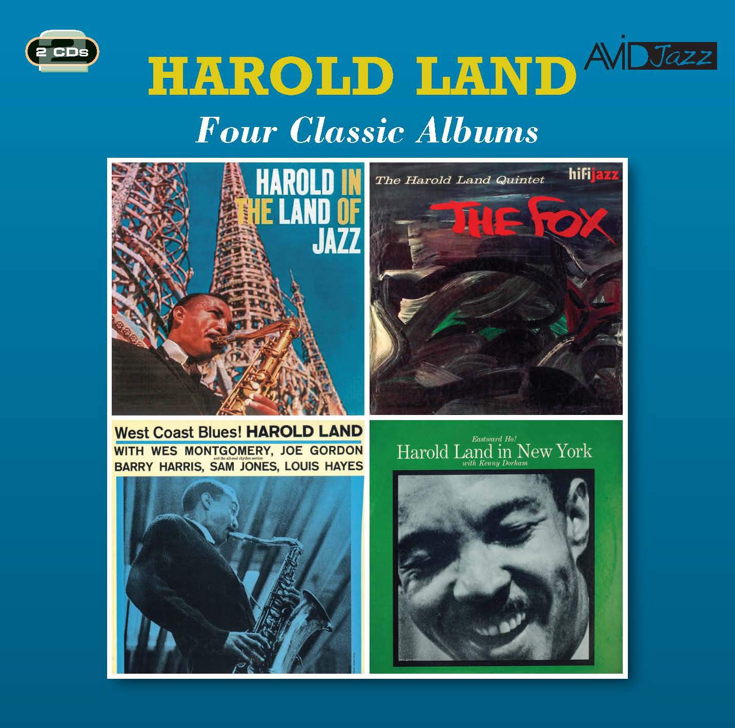 Four Classic Albums (Harold In The Land Of Jazz / The Fox / West Coast Blues / Eastward Ho! Harold Land In New York)
