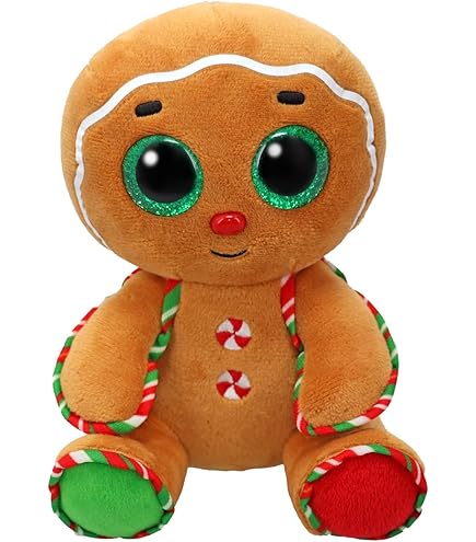 Amazon.com: Ty Beanie Boos - Nutmeg The Gingerbread Man with Big