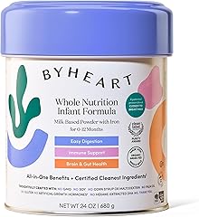 ByHeart Infant Formula Powder for Infants 0-12 Months, Made With Organic Whole Milk, Clean Label Project Certified, Closest-t