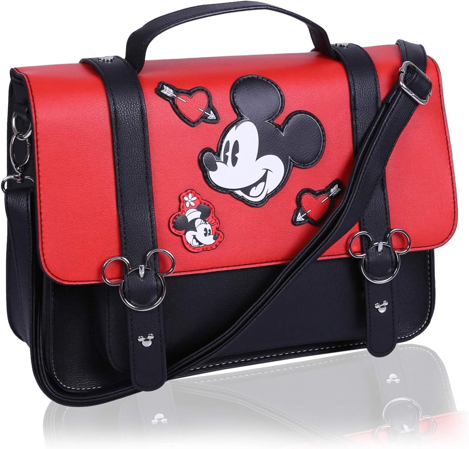 Disney Mickey Mouse Satchel Bag Women S Messenger Cross Body Bag Amazon Co Uk Shoes Bags