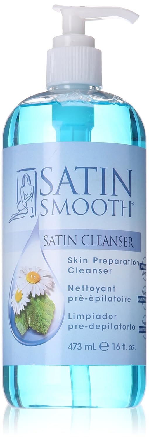 Satin Smooth Satin cleanser skin preparation cleanser, 16 ounce, 16 Fl Oz