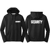 NYC FACTORY Mens Performance Security Fleece Pullover Hoodie Sweatshirt