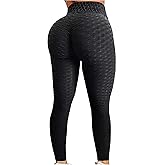 SEASUM Women's High Waist Yoga Pants Tummy Control Slimming Booty Leggings Workout Running Butt Lift Tights
