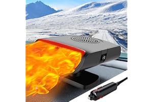NUMHOSAI Car Heater, 12V Portable Car Heater, Portable Car Heater That Plugs into Cigarette Lighter for Car