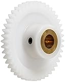 Boston Gear YPB3244 Spur Gear, Molded Delrin with