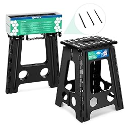 Dyforce 17.5 Inch Folding Step Stool 400lbs