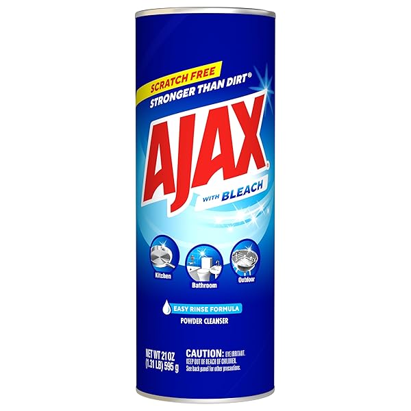 AJAX POWDER CLEANSER WITH BLEACH – 21 OUNCE