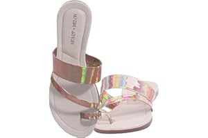 Heart of Melon Women's Sandals - Trendy, Feminine Slip-On Flats. Comfortable, Stylish, Durable, and Perfect for Everyday Elegance. Affordable, Dressy Footwear for Casual and Dress-Up Occasions