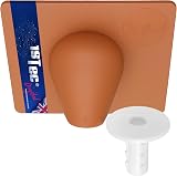 1STec Brick Brown External Drill Damage Weather Shield Cover + Internal 7mm