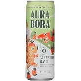 Aura Bora Herbal Sparkling Water Basil Berry, 12 Ounce