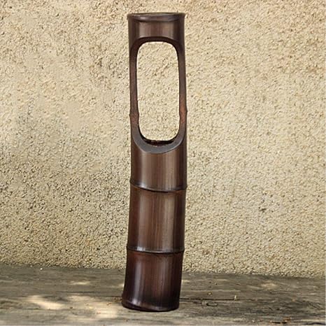 Amazon Co Jp Kingzuo 原竹節 花器 花瓶 竹器 生け花 竹生け花 二重切 竹製品 手作り 和風 雑貨 インテリア おしゃれ ホーム キッチン