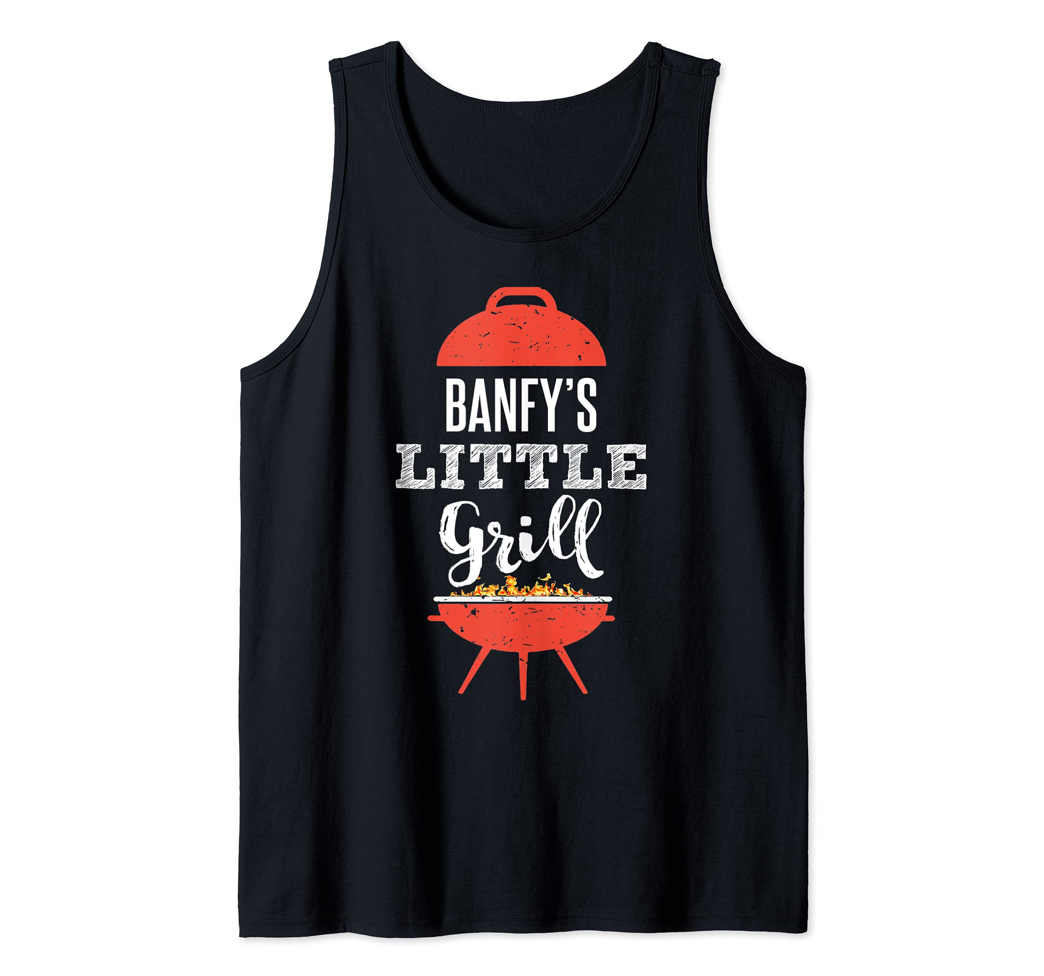 Funny BBQ Grilling Gift Design for Banfy's Little Grill Tank Top