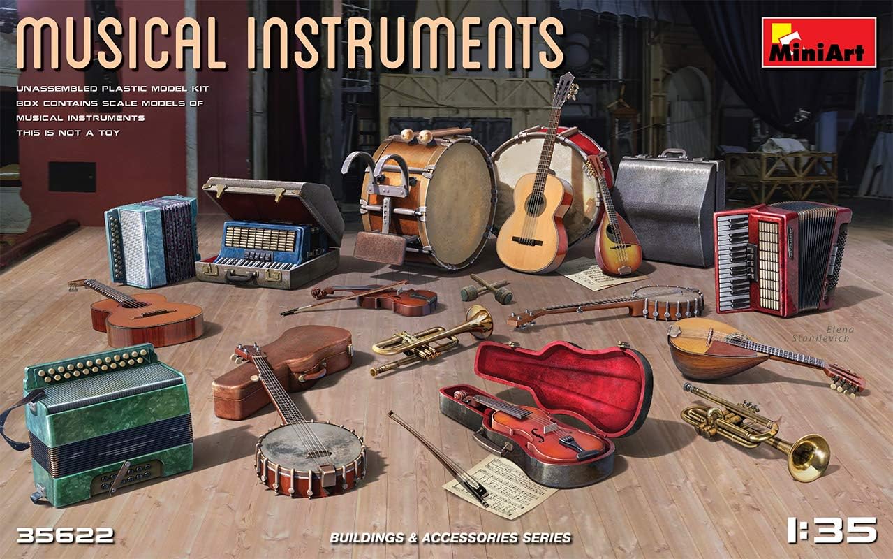 Miniart 1:35 - Musical Instruments, neutral, Miniature