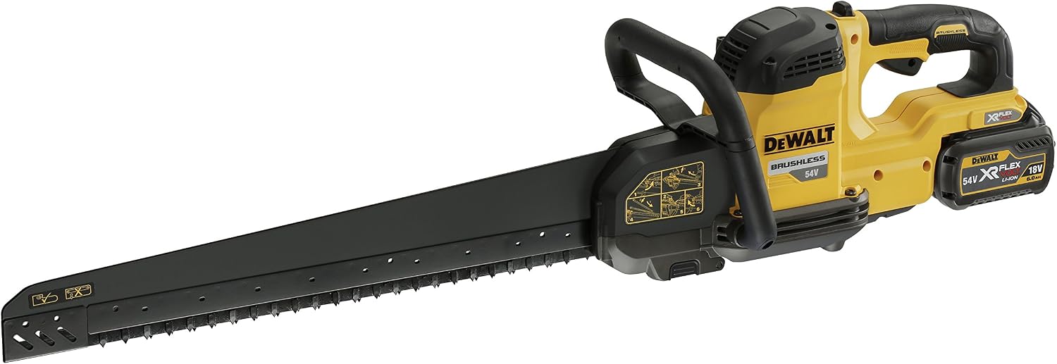 DCS397N FlexVolt XR Alligator Saw 54V Bare Unit, Yellow/Black, 430 mm - Image 4