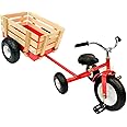 All Terrain Tricycle with Wagon (Red), CART-042R