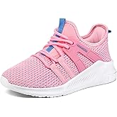 RUNSIDE Boys Girls Tennis Shoes Kids Lightweight Breathable Sneakers Lace-up Running Athletic Shoes for Toddler/Little Kid/Big Kid