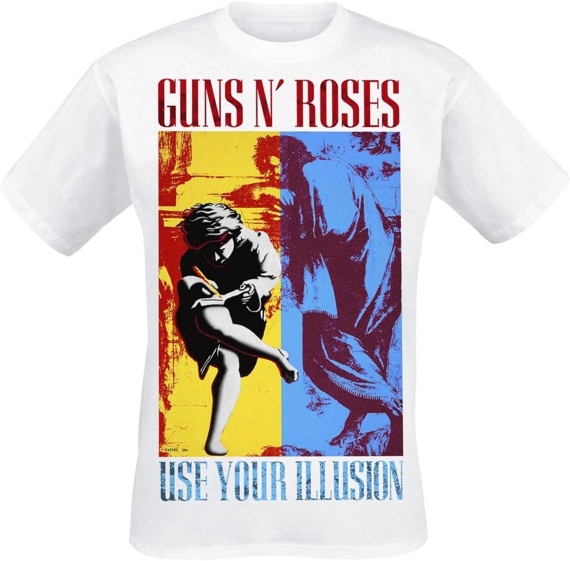 Use Your Illusion Men T-Shirt White, Regular