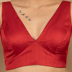 FIGURE'S DESIGNER Women's Dupion Raw Silk