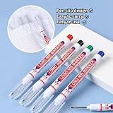 Couduan 8 Pcs Long Nib Marker Pens Waterproof Multi-Purpose Deep Hole Drill Pen view 6