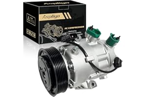 Aspligo Air Conditioner AC Compressor Fits for Hyundai Elantra Coupe Elantra GT Elantra13-17, Kia Soul Forte Koup Forte5 Forte14-19, with A/C Clutch, Replaces 97701A5800 97701F2800