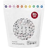 M&amp;M'S Baseball Milk Chocolate Candy, 2 lb Bulk Resealable Bag | Real Milk Chocolate, Team Parties, Printed Sports Graphics, Tailgating, Game Day Snacks, Birthday Gifts, Favors, Kosher