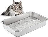 Yangbaga Stainless Steel Litter Box for Cat and